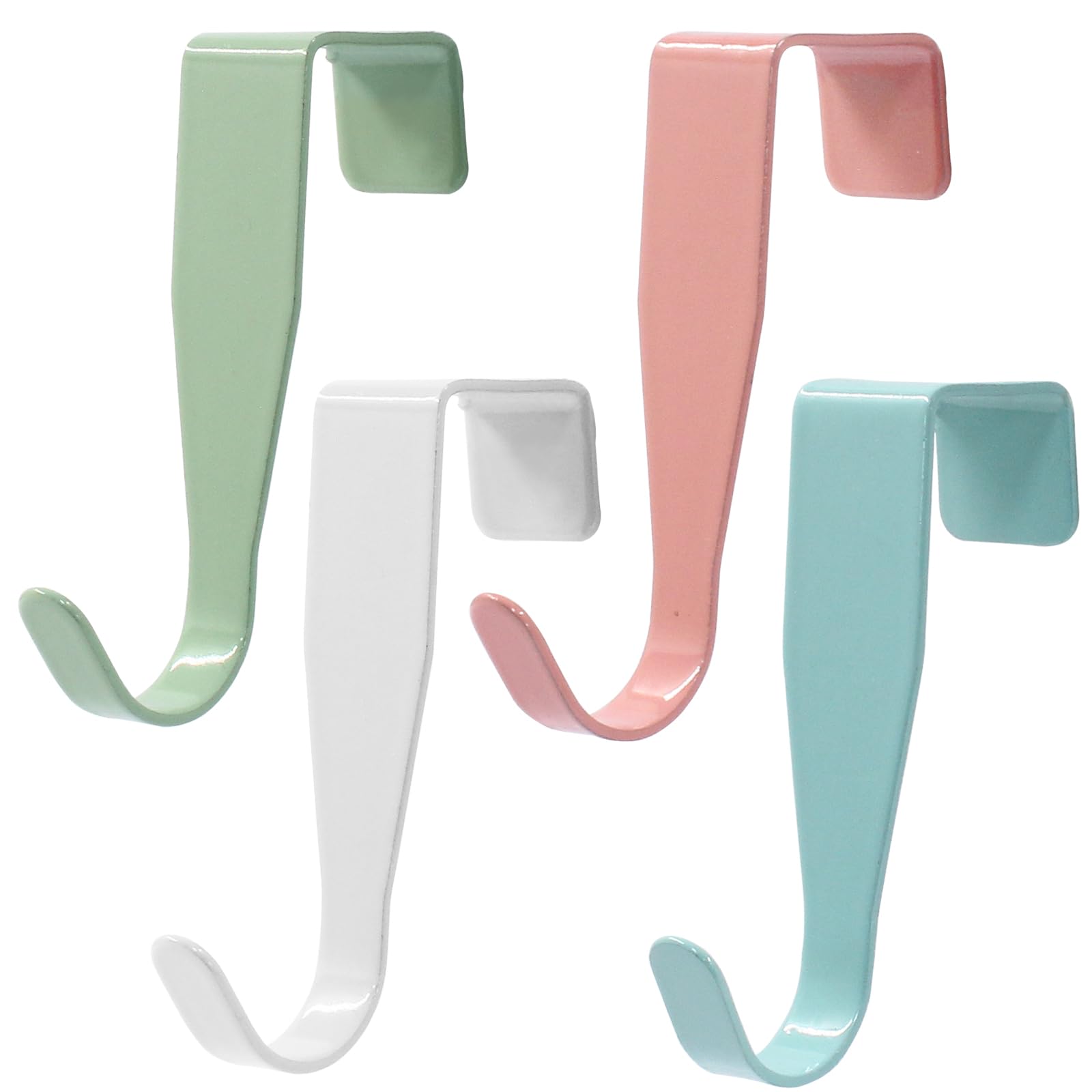 Hordion 8-Pack Over Door Hooks - Carbon Steel -1