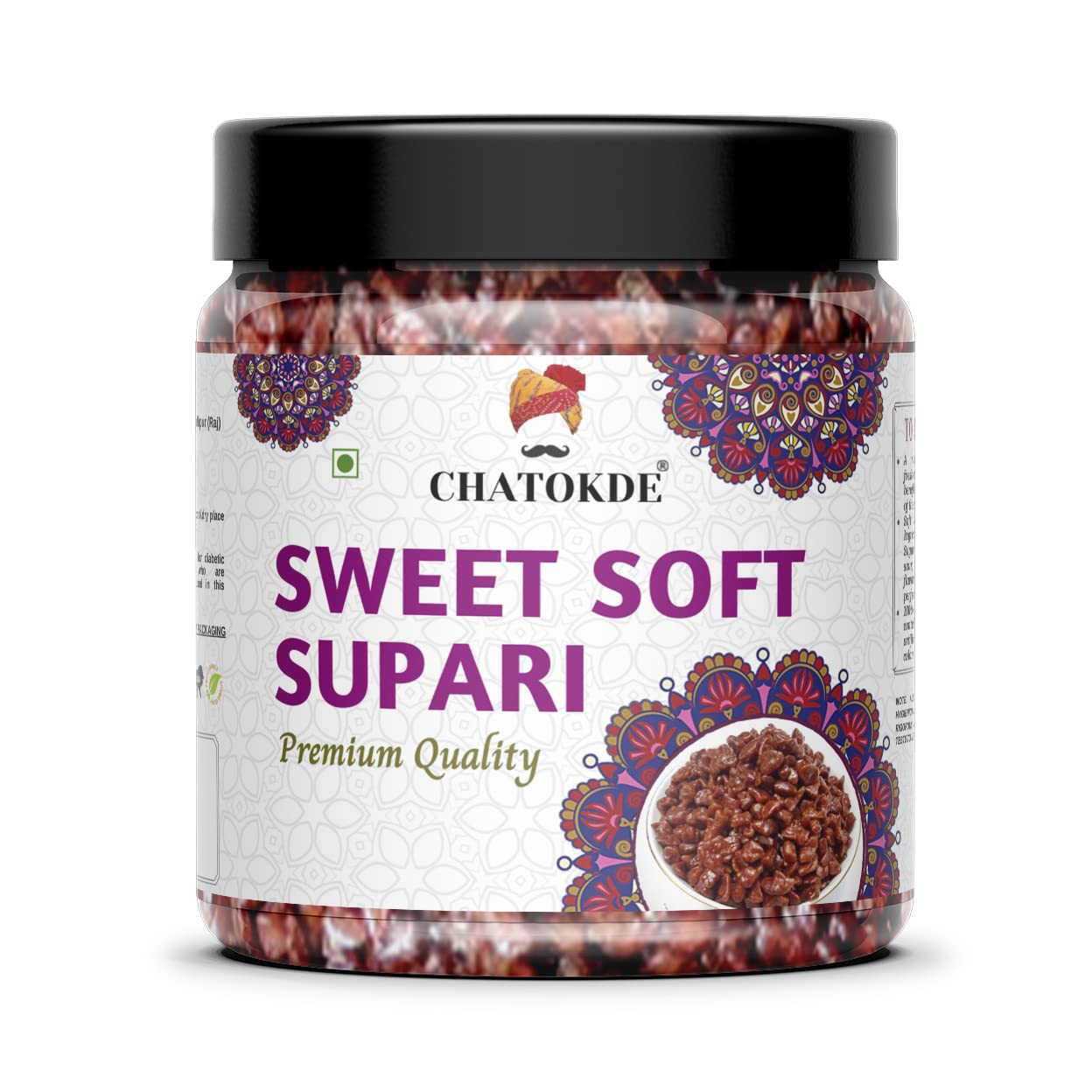 CHATOKDE Premium Supari (Sweet Soft Supari - 200g) [JAR PACK]