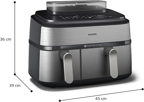 Philips Airfryer Série 5000 Friteuse sans Huile Double Panier 9L - 7