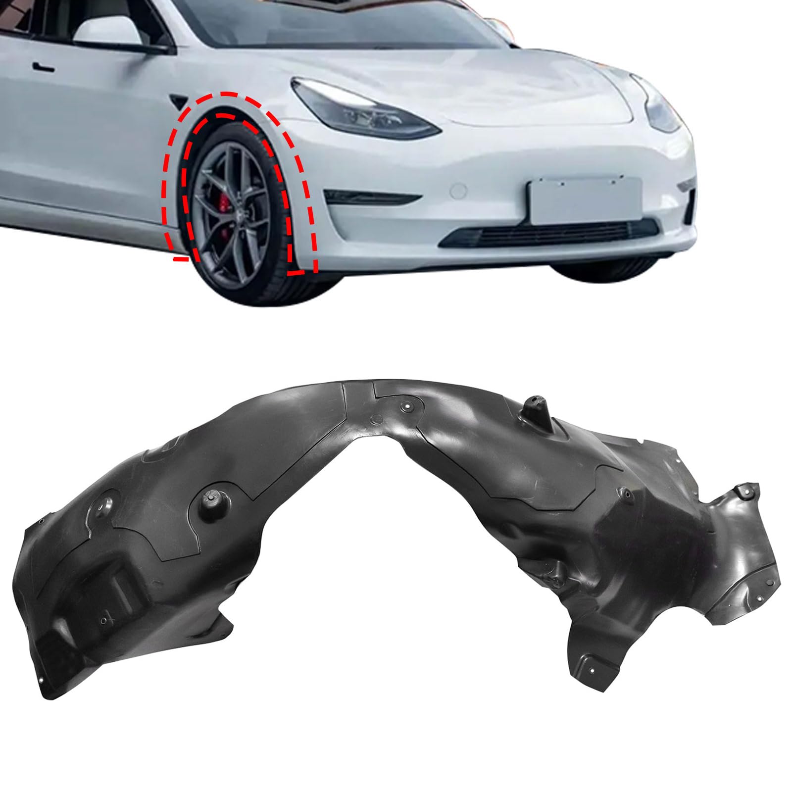 プテラ　ex Amazon.com: Sekeseauto Front Right Side Fender Liner