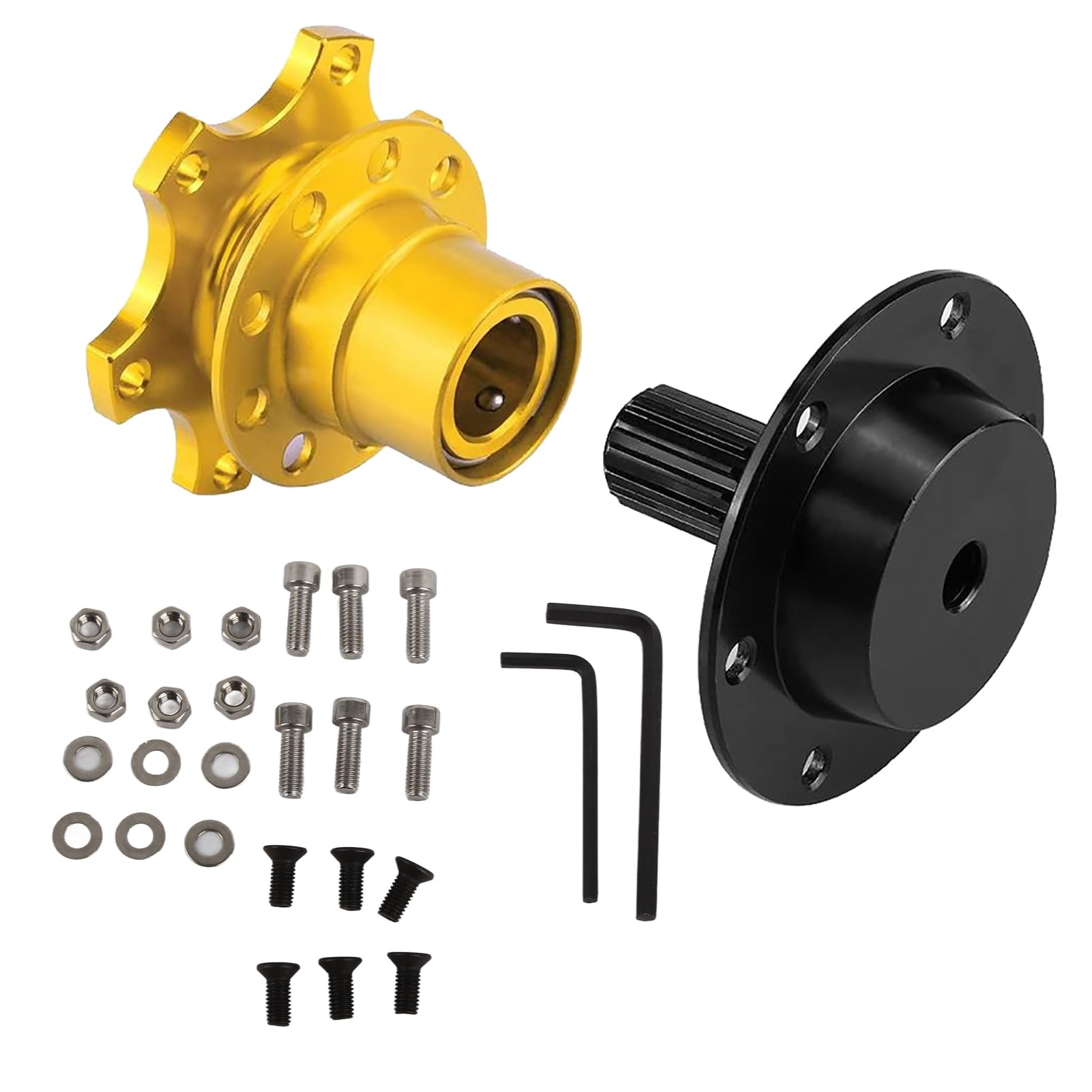 Volante Quick Release - Attacco Rapido Volante - Colore: Nero