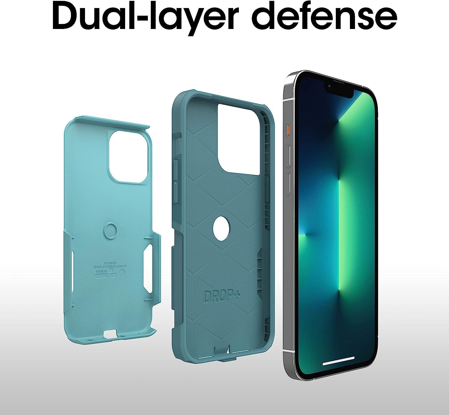 OtterBox Commuter Series Case for Apple iPhone 13 Pro (Non-Retail Packaging) (Riveting Way)