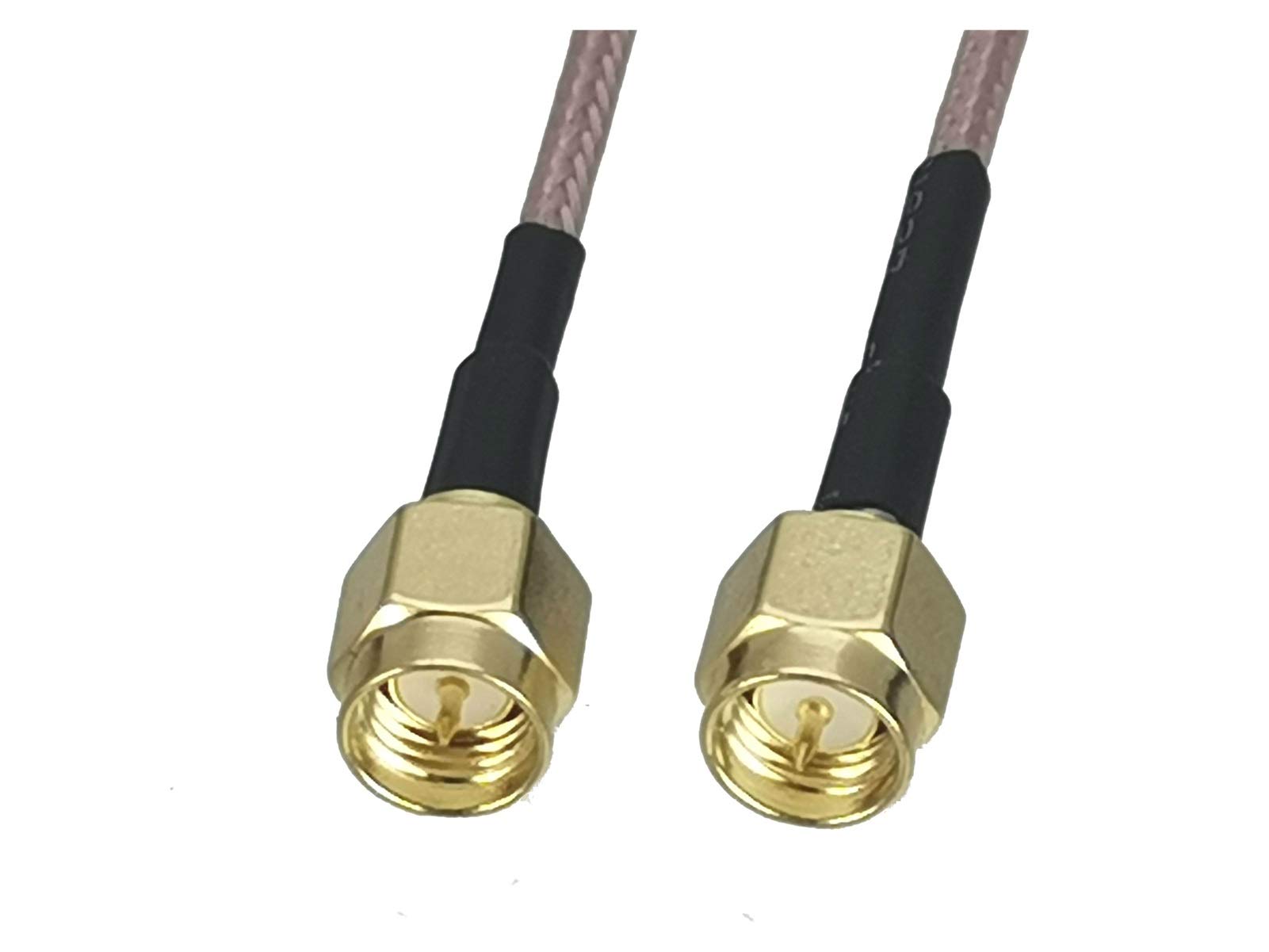 10pcs RG316 SMA Maschio Maschio per CONNETTORE Maschio Maschio SMA CONNETTORE RF Coassiale Cavo coassiale coassiale per Antenna Radio 4 Pollici ~ 5m (Color : 5M)