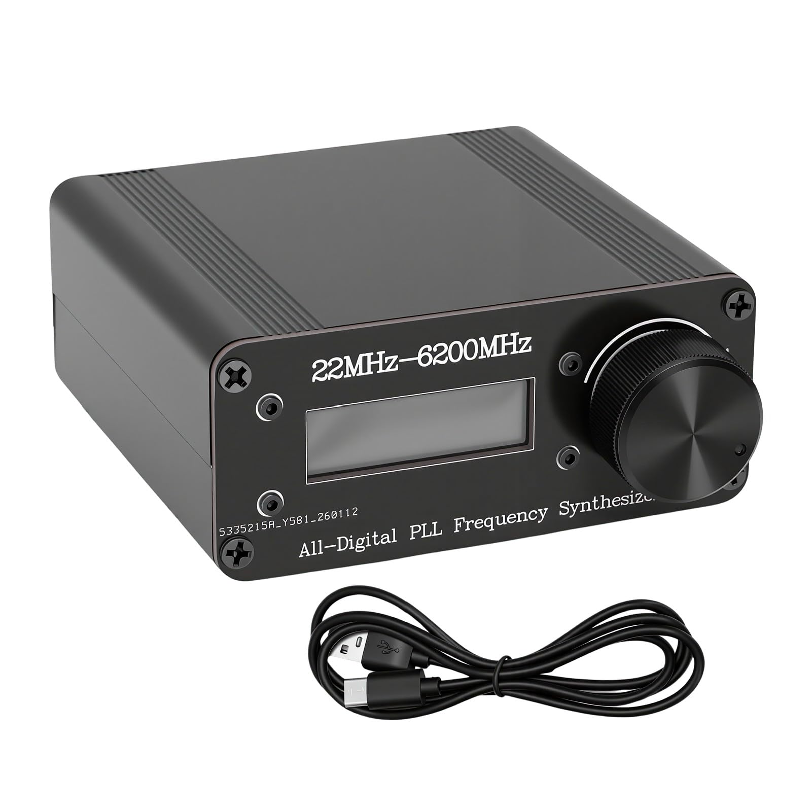 Bewinner Generatore di Frequenza PLL 22 MHz-6200 MHz Sorgente di Segnale RF per Sintetizzatore Digitale per Test di Antenne, Generatore di Segnale AM ​​FM, Portatile