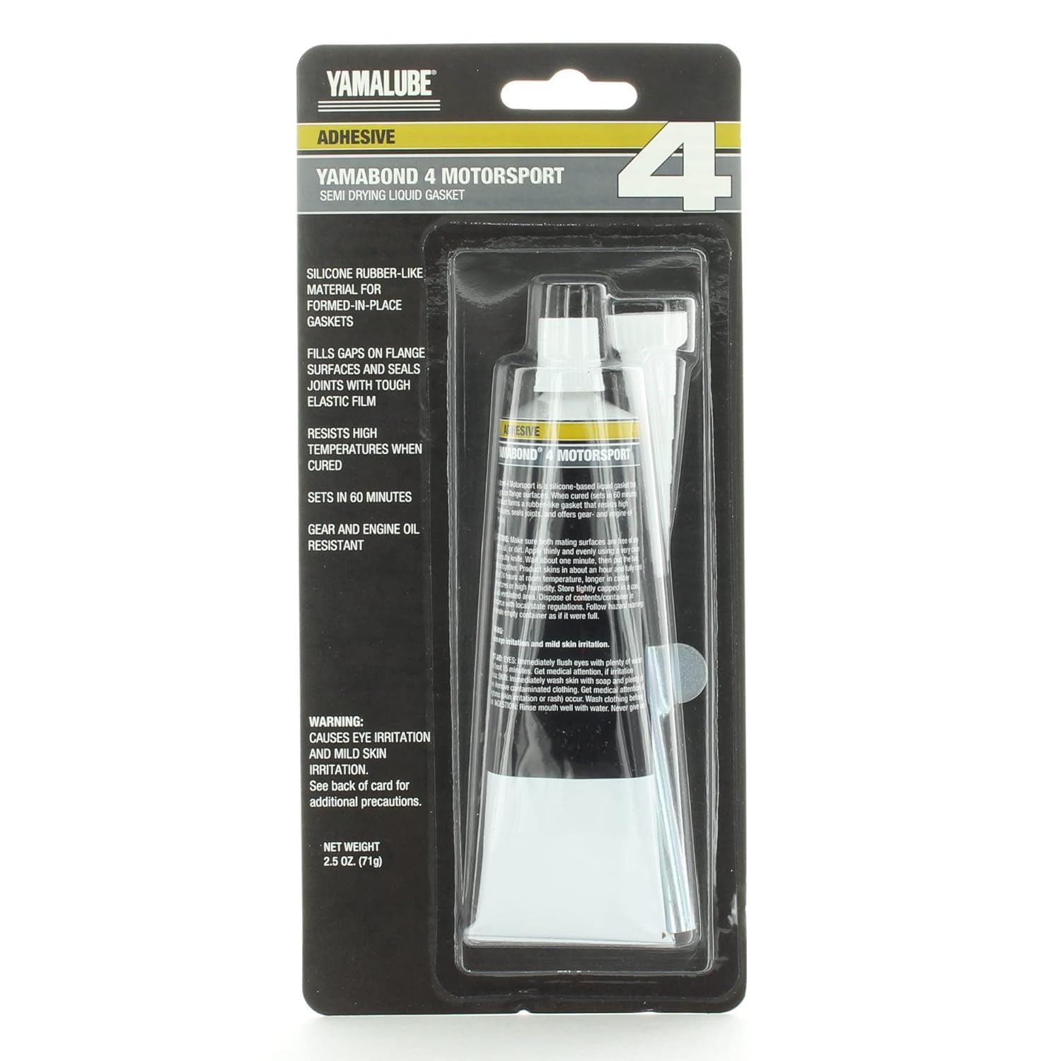 Yamaha Original OEM Yamalube Yamabond 4 Silicone Based Liquid Gasket Yamaha Part# Acc-YAMAB-ON-D4 - (1) 2.5 oz Tube