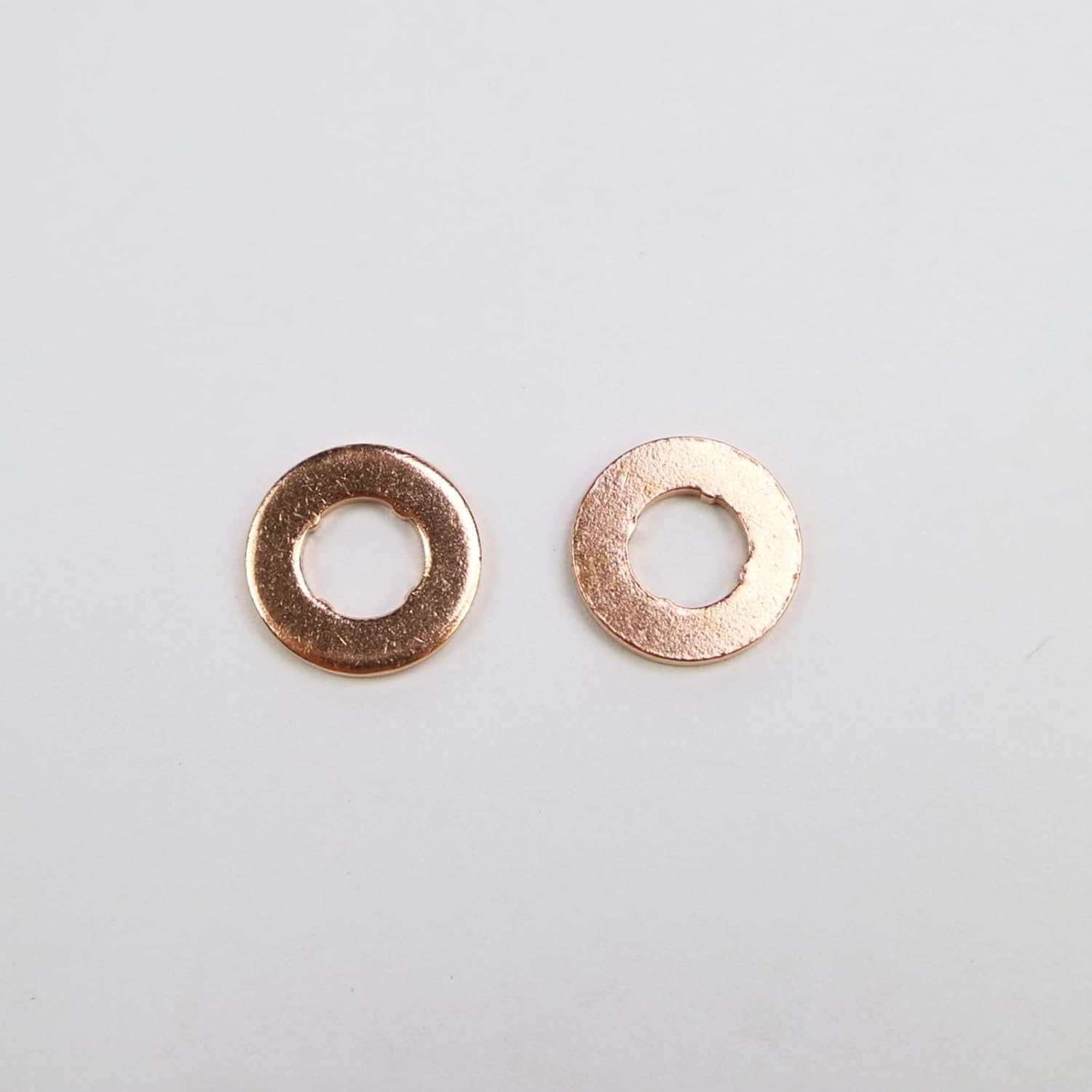 100PCS/LOT Fuel Injector Copper Washer Seals 61101700 Compatible with Mercedes Benz Sprinter 5 Cyl 2.7L (100, 7 * 15 * 1.5)