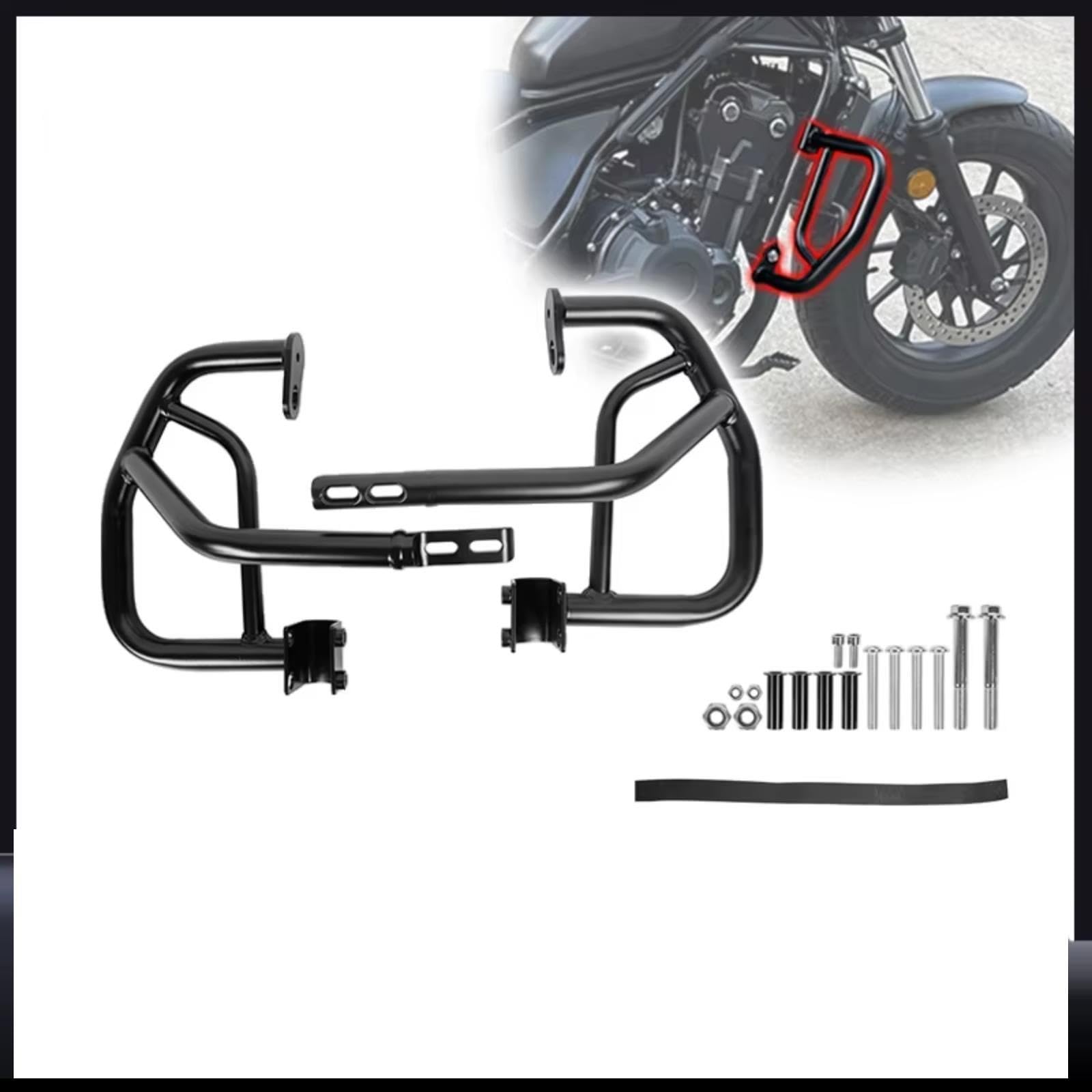 Paramotore Moto Paraurti Crash Bar Per Rebel Per CMX Per 500 2017-2026
