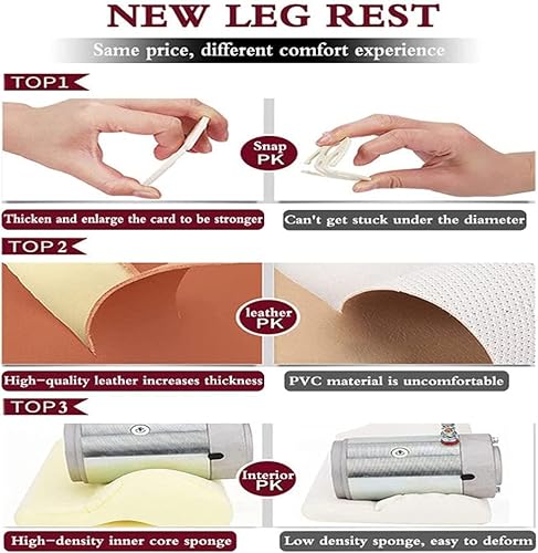 Miniatura 7 de WZFANJIJ Car Seat Cushion,Car Leg Support Pillow,Long-Distance Driving Artifact, Leg Rest Extended Cushion,for Most Cars (Universal Size) Travel