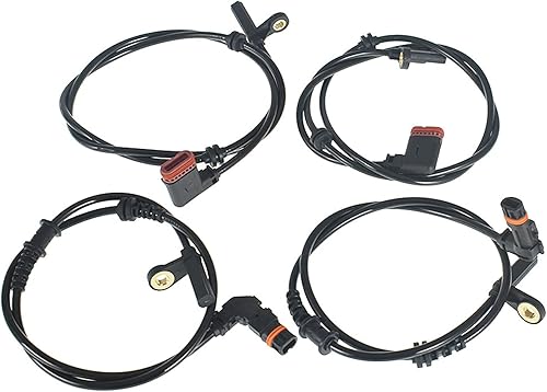 Miniatura 1 de labwork Sensor de velocidad de rueda ABS de repuesto de 4 piezas para Mercedes-Benz W204 C300 C350 2045400117 2045400317