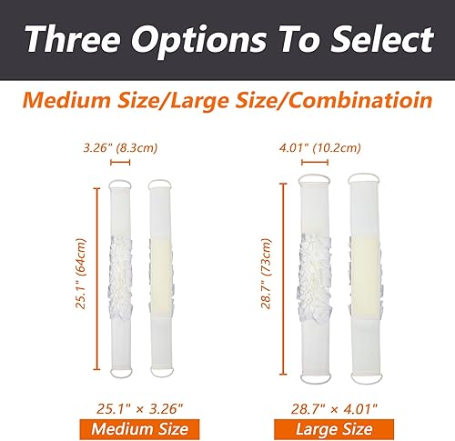 Miniatura 4 de 1 exfoliante natural de lufa de doble cara para ducha (grande), almohadillas de esponja de lufa y esponja corporal, limpieza profunda vigoriza tu