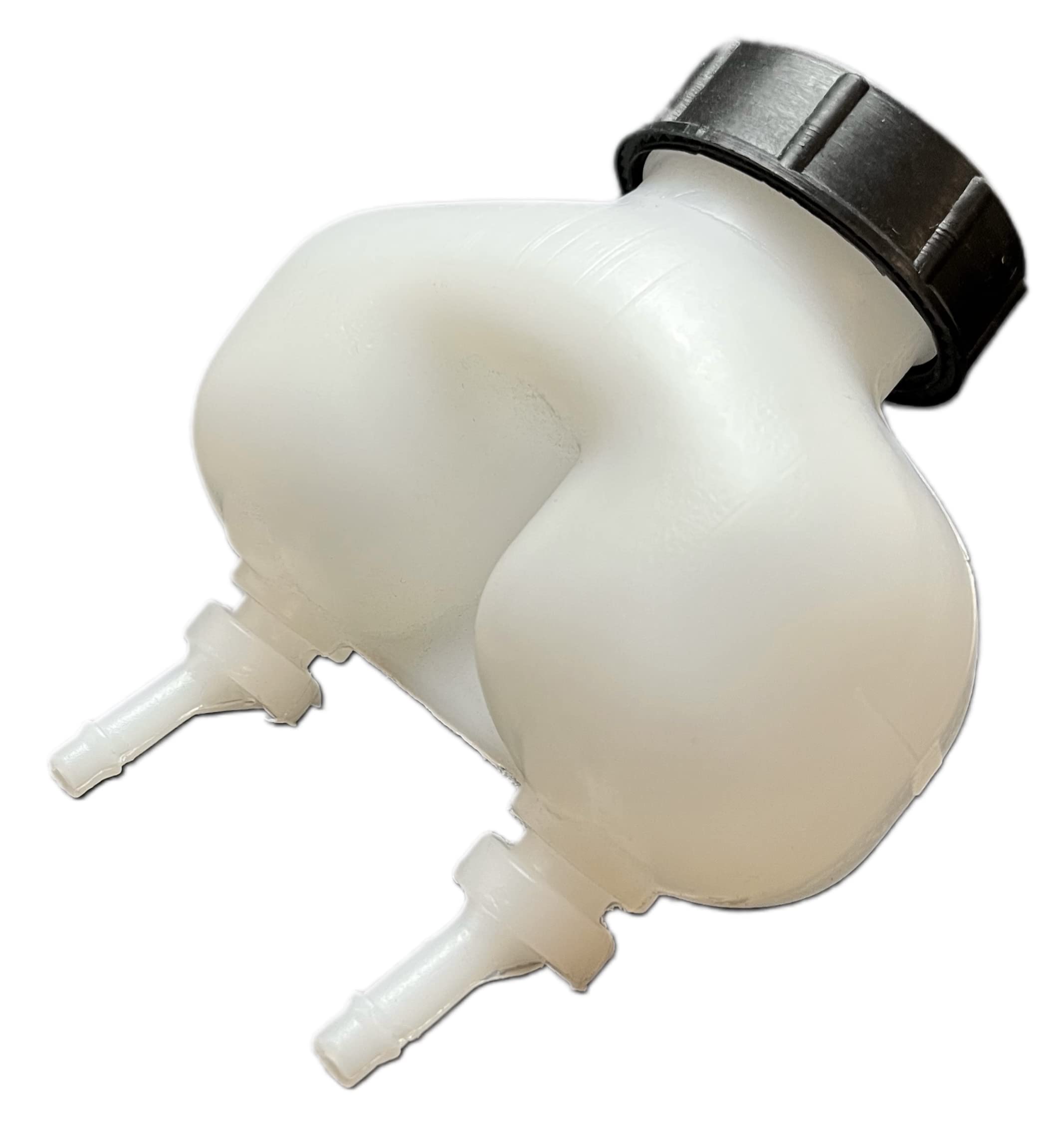 Star 4003 - Vaschetta Serbatoio Olio Freni completa di TAPPO compatibile con FIAT 124 127 128 // Rif. Originale: 4234666 *** VERS. CON USCITA TUBI INCLINATI ***