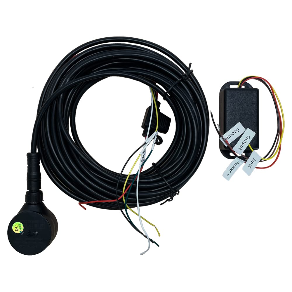 ELING Sensor de nivel de combustible ultrasónico Sistema de monitoreo de combustible sin contacto Medidor de ohmios para motor de camión de automóvil Detección de nivel diesel