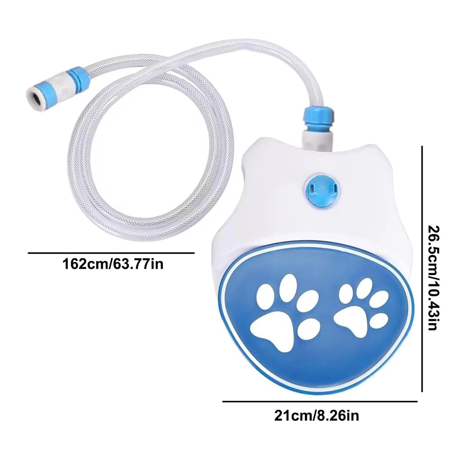 wasserfontäne mit Pedal,wasserspielzeug Hund gartenschlauch,Hunde Wasser Spielzeug,Dog Water Fountain Outdoor,Step On Activated Dog Water Dispenser,Sprinkler paw Activate,hundespielzeug fontäne (A)