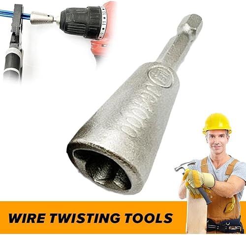 Miniatura 3 de SSRoirvbb Herramienta automática de torsión de alambre, pelador de cables de 2-6 vías, conector rápido, controladores para herramientas eléctricas,