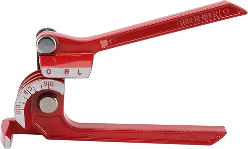 Dobladora de tubos 3 en 1, dobladora de tubos de 0-90 grados, herramienta manual para dobladora de tubos de 0.236 in, 0.315 in y 0.394 in, para