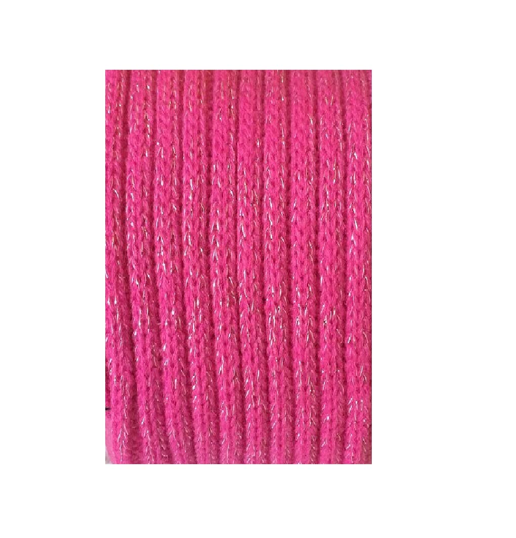 Mytoptrendz® Girls Leg warmers Ribbed Silver Lurex Stirrup Dance Ankle Legwarmers 80s Fashion Socks(Pink Lurex)