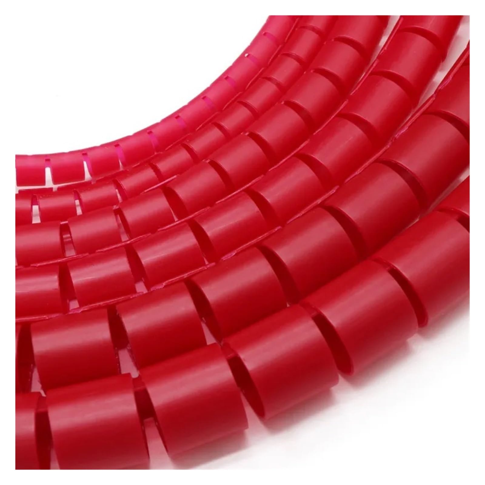 10 metri di robusto organizzatore di cavi, efficace protezione dei tubi, tubo di protezione del cavo a spirale(Nero,ID 30mm)