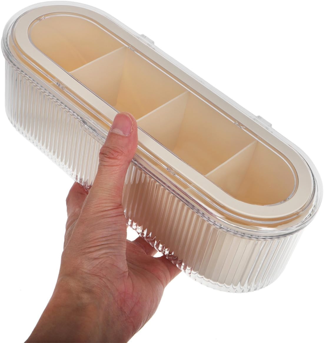 2pcs Makeup Brush Organizer with Lid for Vanity Beauty Space image 4