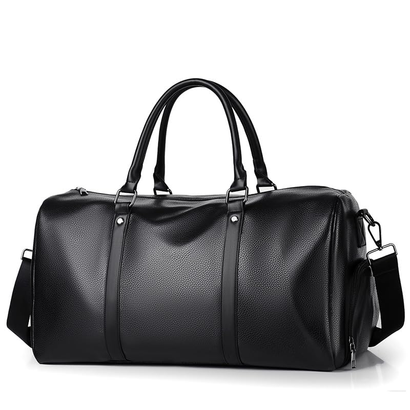 Grand sac de week-end en cuir pour fitness et voyages courts