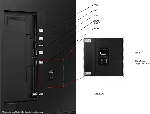 Miniatura 6 de Samsung Smart TV Class QLED 4K Q60D Series Quantum HDR de 43 pulgadas con sonido de seguimiento de objetos, acelerador de movimiento, diseño