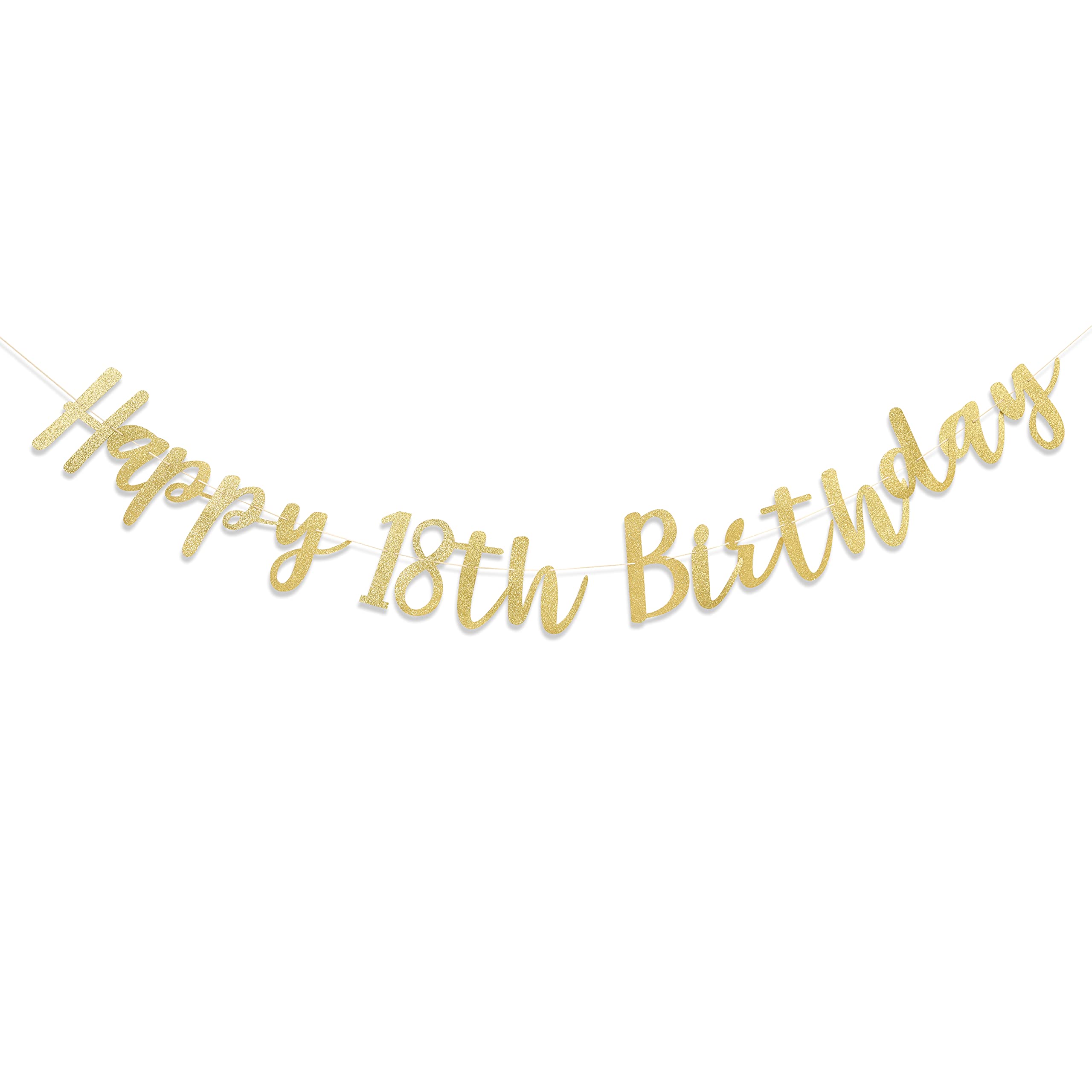 UNIQUE PARTY 90020T – Bannière Happy 18th Birthday En