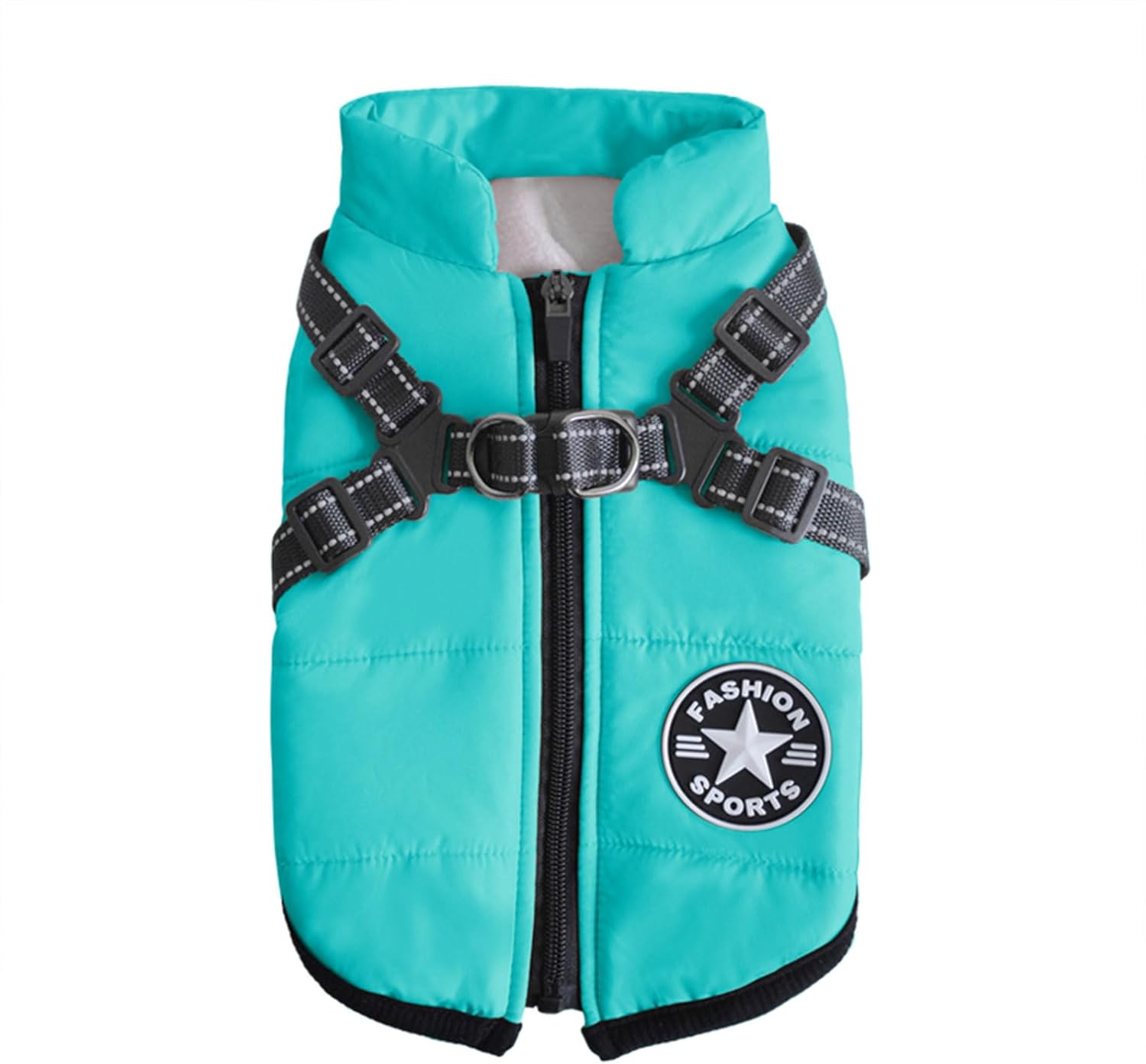 Small Dog Jacket with Harness, Outdoor Dog Sport Vest, Outdoor Warm Pet