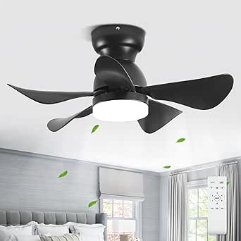 Dannilong Ceiling Fans With Lights - Modern Enclosed Ceiling Fan Indoor With Remote Control - View #10
