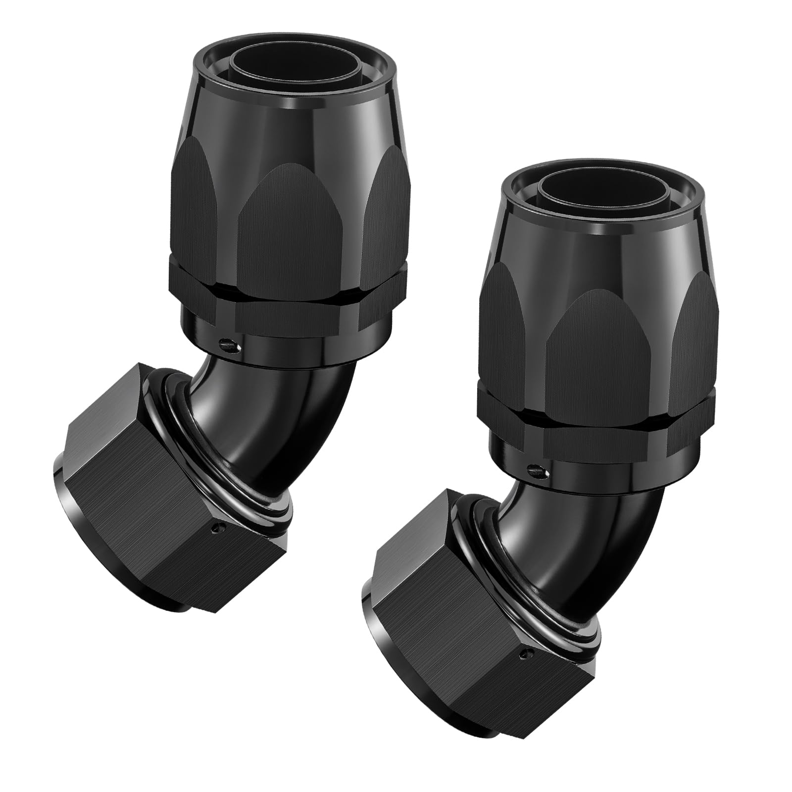 EVIL ENERGY 2PCS 20AN 45 Degree Hose End Fitting for CPE Braided Fuel Hose