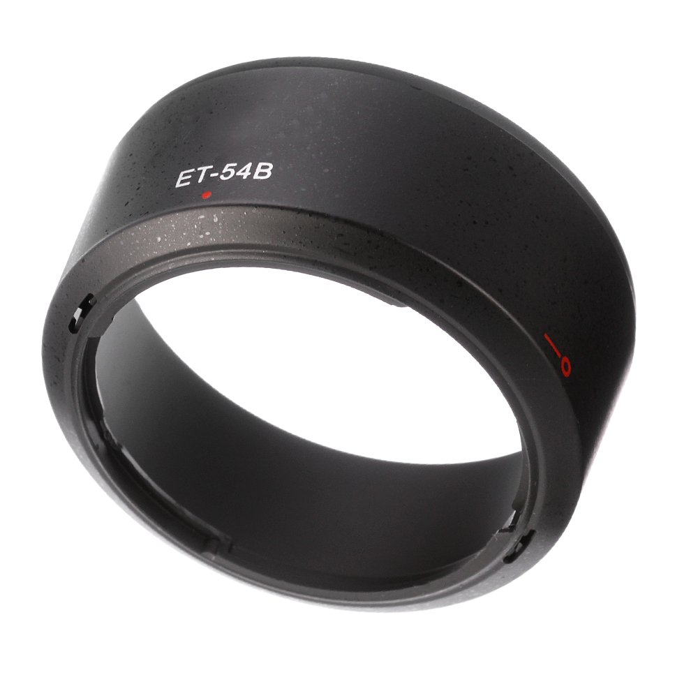 FocusFoto Bayonet Mount Lens Hood Shade Replacement for Canon ET-54B fit for Canon EF-M 55-200mm f/4.5-6.3 is STM 52mm Thread