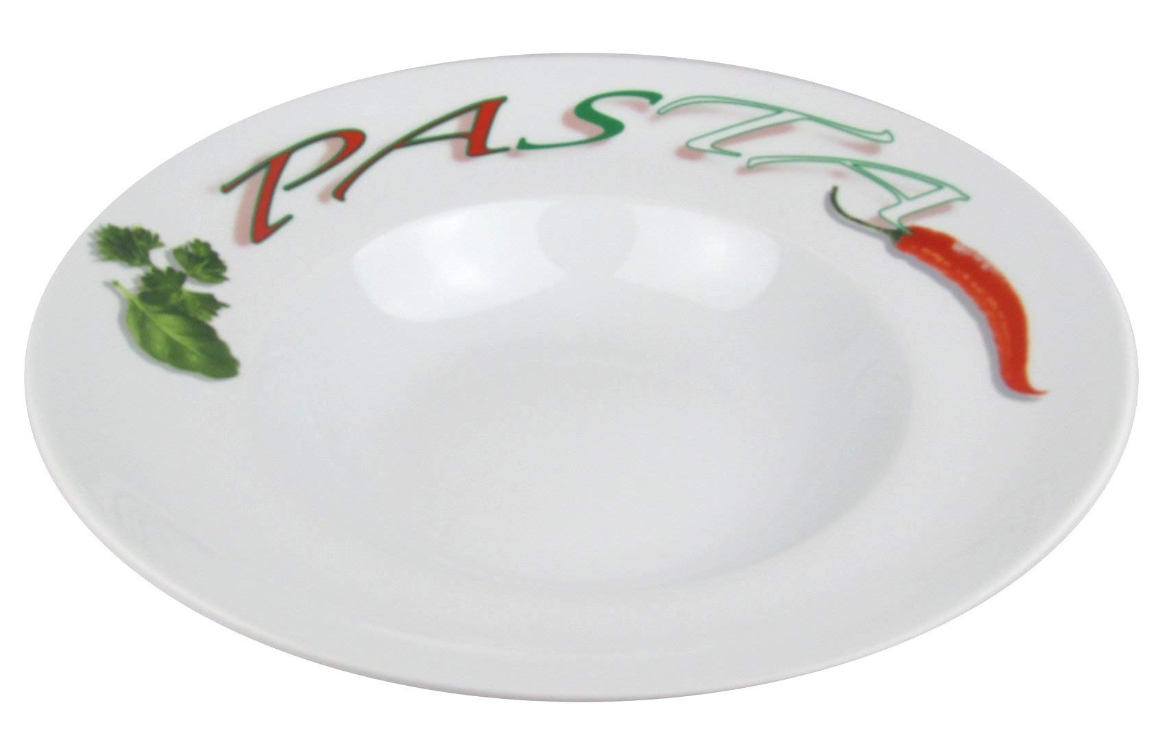 Retsch Arzberg - Juego de 4 platos para pizza y pasta (2 platos de pizza y 2 platos de pasta XXL, 30 cm de diámetro)