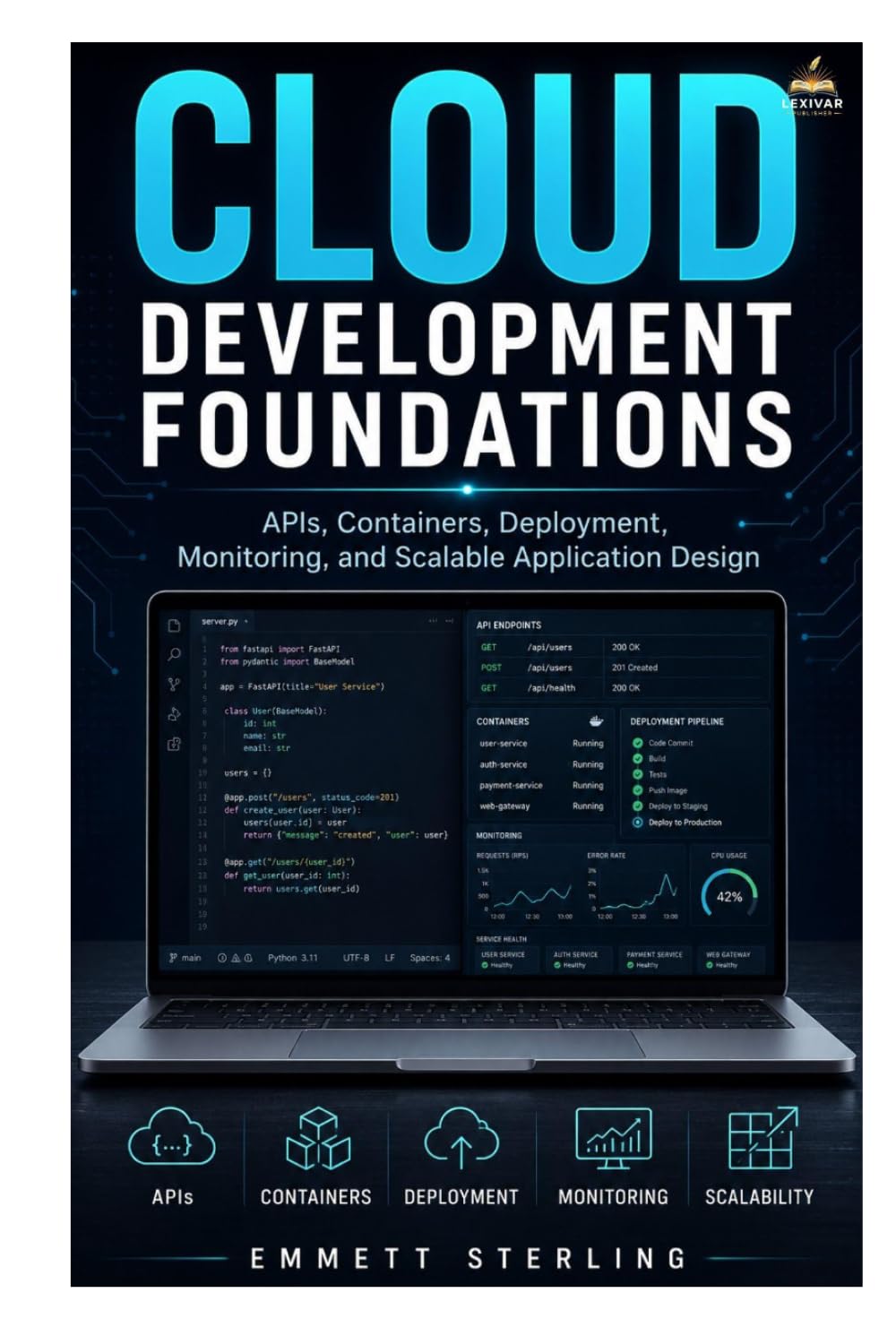 Cloud Development Foundations: APIs, Containers, Deployment, Monitoring, and Scalable Application Design