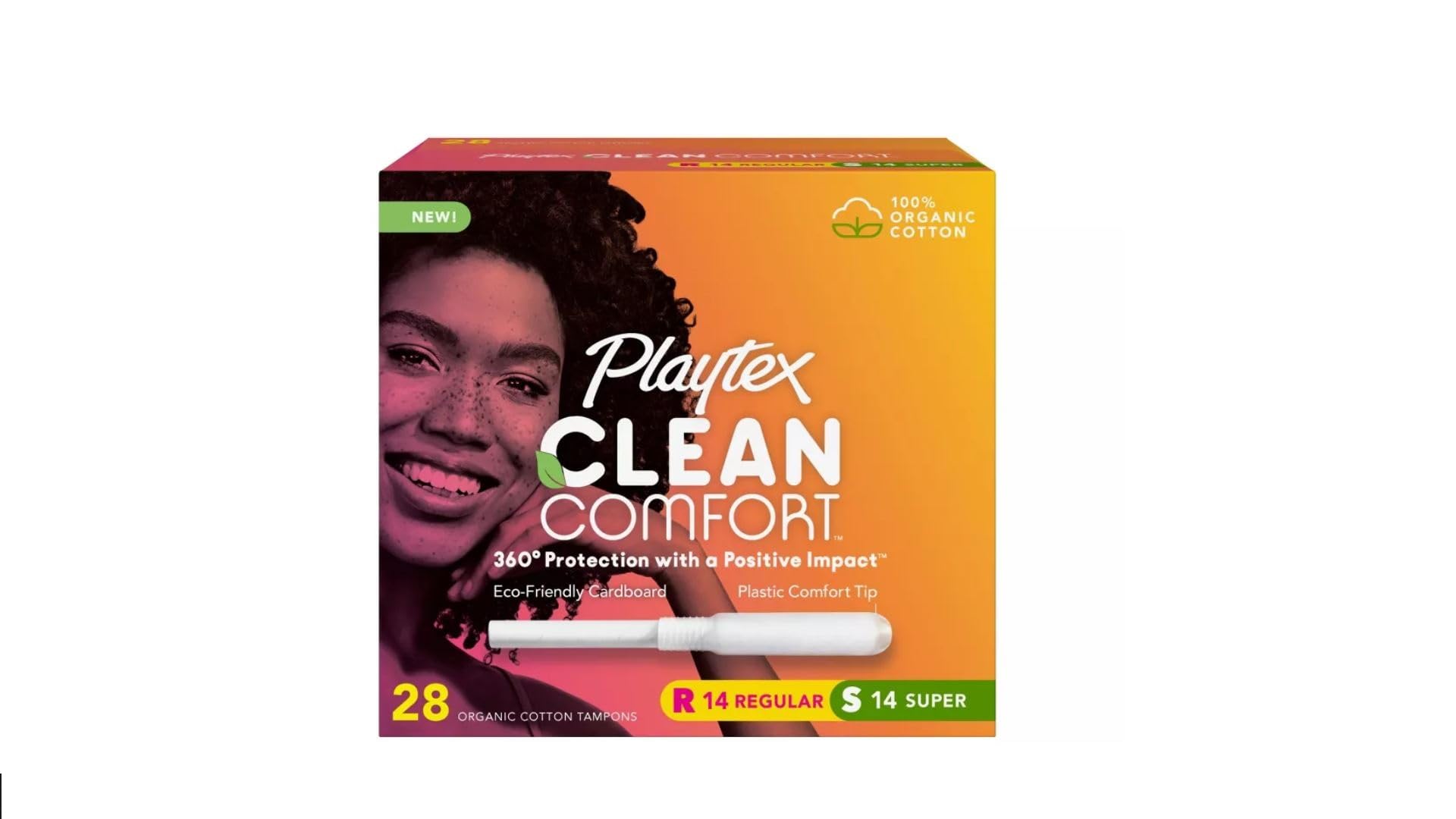 Clean Comfort Tampons Regular/Super Multipack 28ct