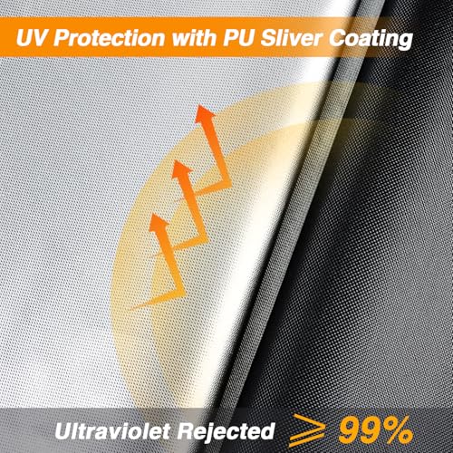Image of EVRBUL Treadmill Cover Heavy Duty Waterproof Dustproof Running Machine Cover Home Gym Exercise Workout Equipment Protective with Air Vents Reflective Strip Drawstring