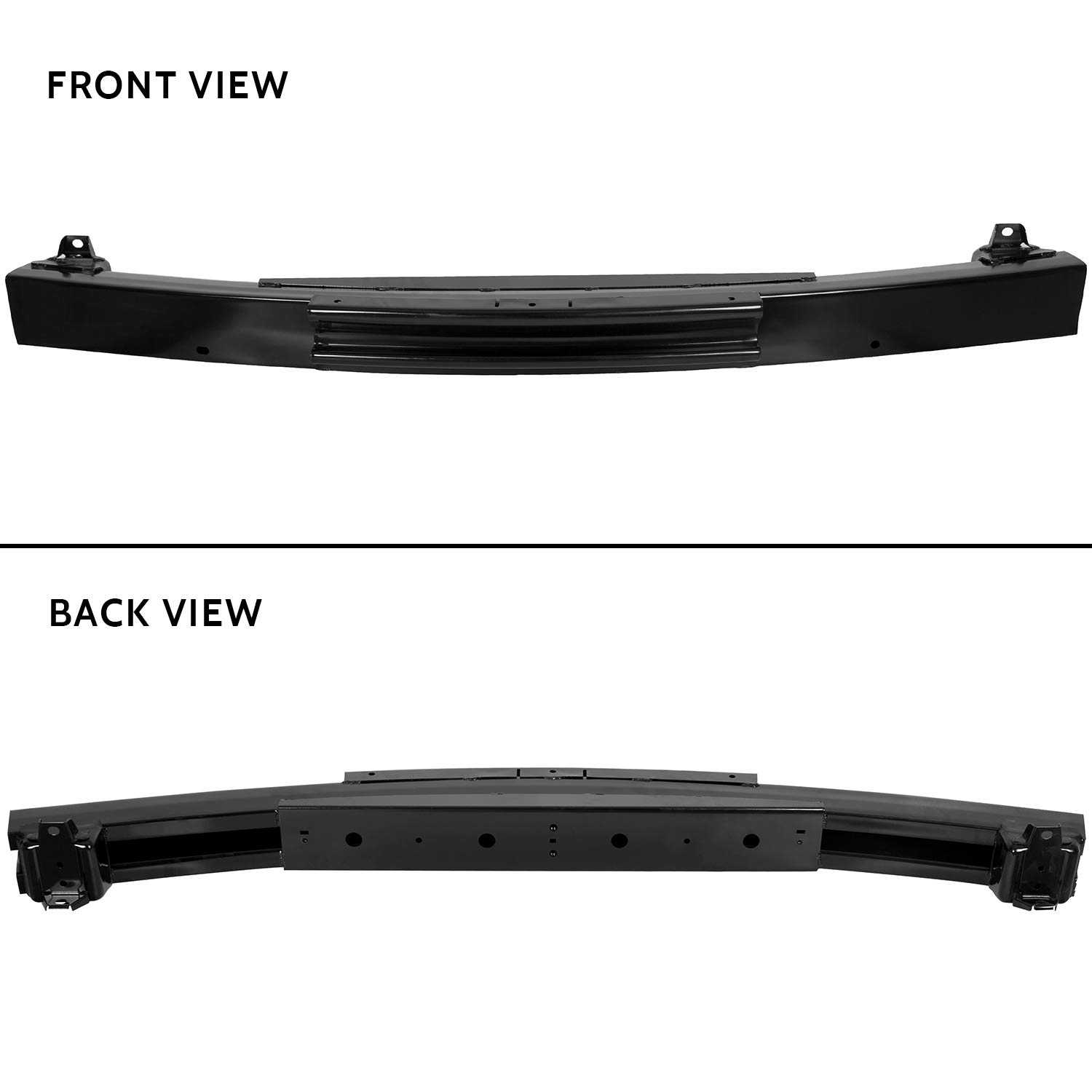 ECOTRIC Rear Bumper Reinforcement Compatible with 03-08 Honda