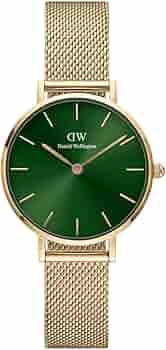 Daniel Wellington 腕時計 PETITE EMERALD 28 DW00100479 Daniel Wellington DW00100479 Ladies Petite Emerald Gold 28mm