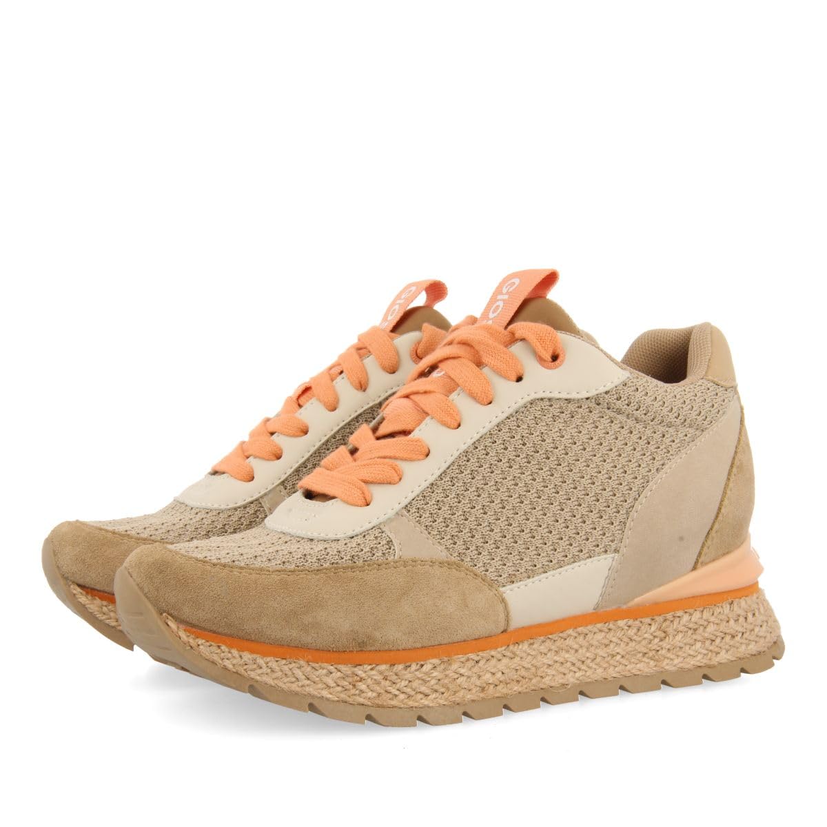 GIOSEPPO Kajan, Women's Trainers, Beige, 4 UK
