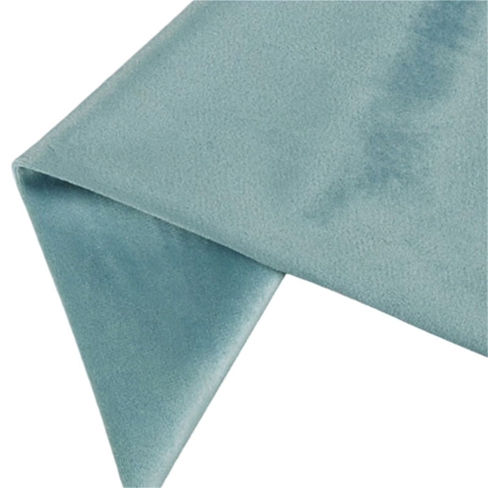 Tessuto cotone 1/3/5M tessuto fai da te for cucire tessili for la casa abbigliamento copertura del cuscino del divano decorazione della tenda sfondo velluto per Lavori Fai Da Te(Lake Blue,1M X 150cm)