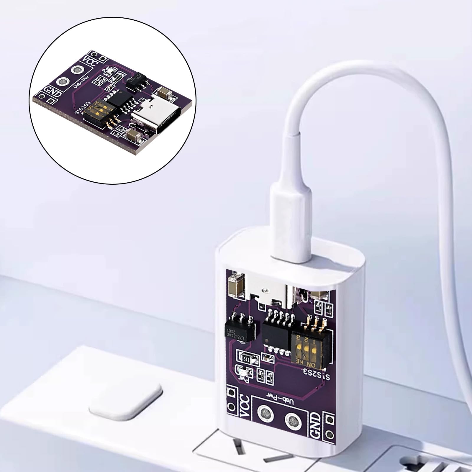 Module Déclenchement Charge Rapide PD/QC 5 Pièces - Decoy Board Type C Binghe
