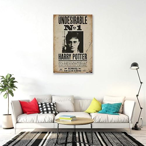 Miniatura 3 de Harry Potter - Pósterimpresión de la película (Harry Potter Wanted - Undesirable No. 1) (tamaño 24 pulgadas x 36 pulgadas) (juego de póster y tira