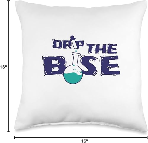 Miniatura 4 de chemistry laboratory chemist experiment reaction Chemistry Drop The Base - Almohada de 16 x 16 pulgadas, multicolor