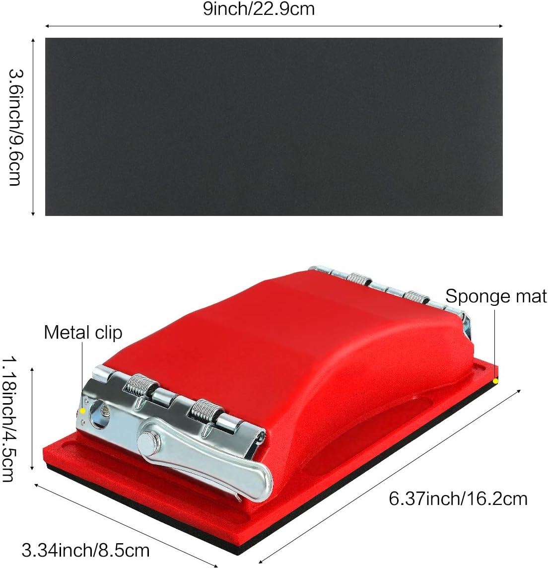 Promo Discount Up To 70% Off Sandpaper, 90 Pcs 400 to 3000 Grit Wet Dry Sandpaper with Red Handle Assortment 9x3.6 Inch for Automotive Sanding - Wood Furniture Finishing - Wood Turing Finishing and More by VERONES