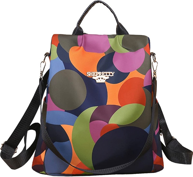 shepretty Mochila antirrobo Impermeable para Mujer