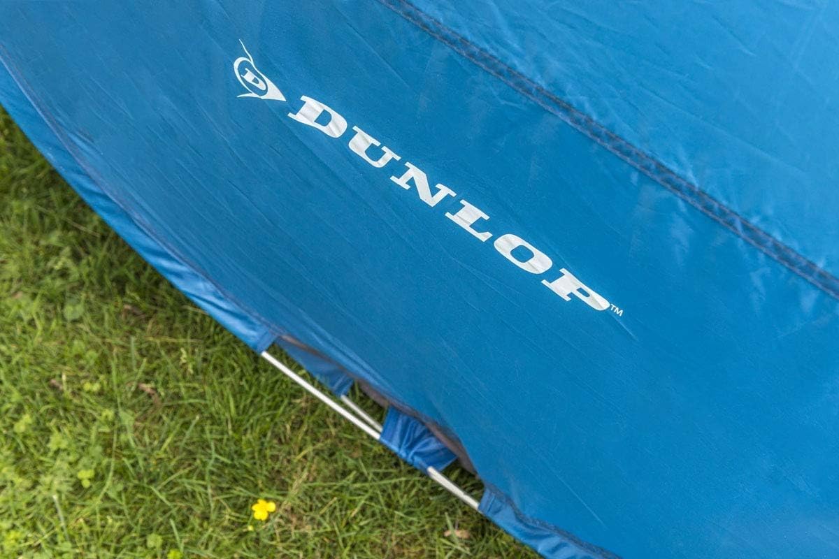 Dunlop - Tienda de campaña para Acampada y Exterior, Color Azul y Gris – 1 – 2 Personas