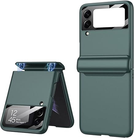 Capa de telefone para Samsung Galaxy Z Flip 3 5G | Tampa protetora completa  com dobradiça