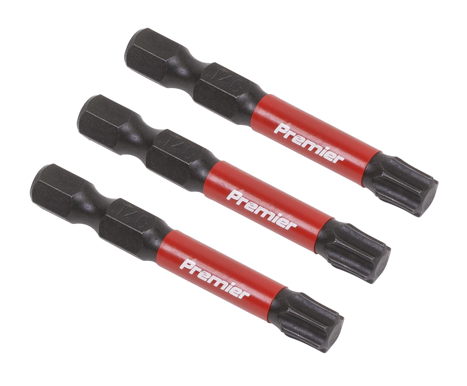 Sealey TRX-Star* T40 Impact Power Tool Bits 50mm - 3pc AK8246