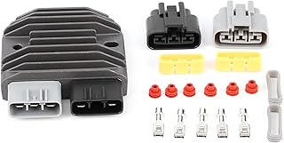 Qiilu Motorcycle Voltage Rectifier Kit, Regulator Rectifier MOSFET W/Terminal Tool Kit Fit for KRF TERYX