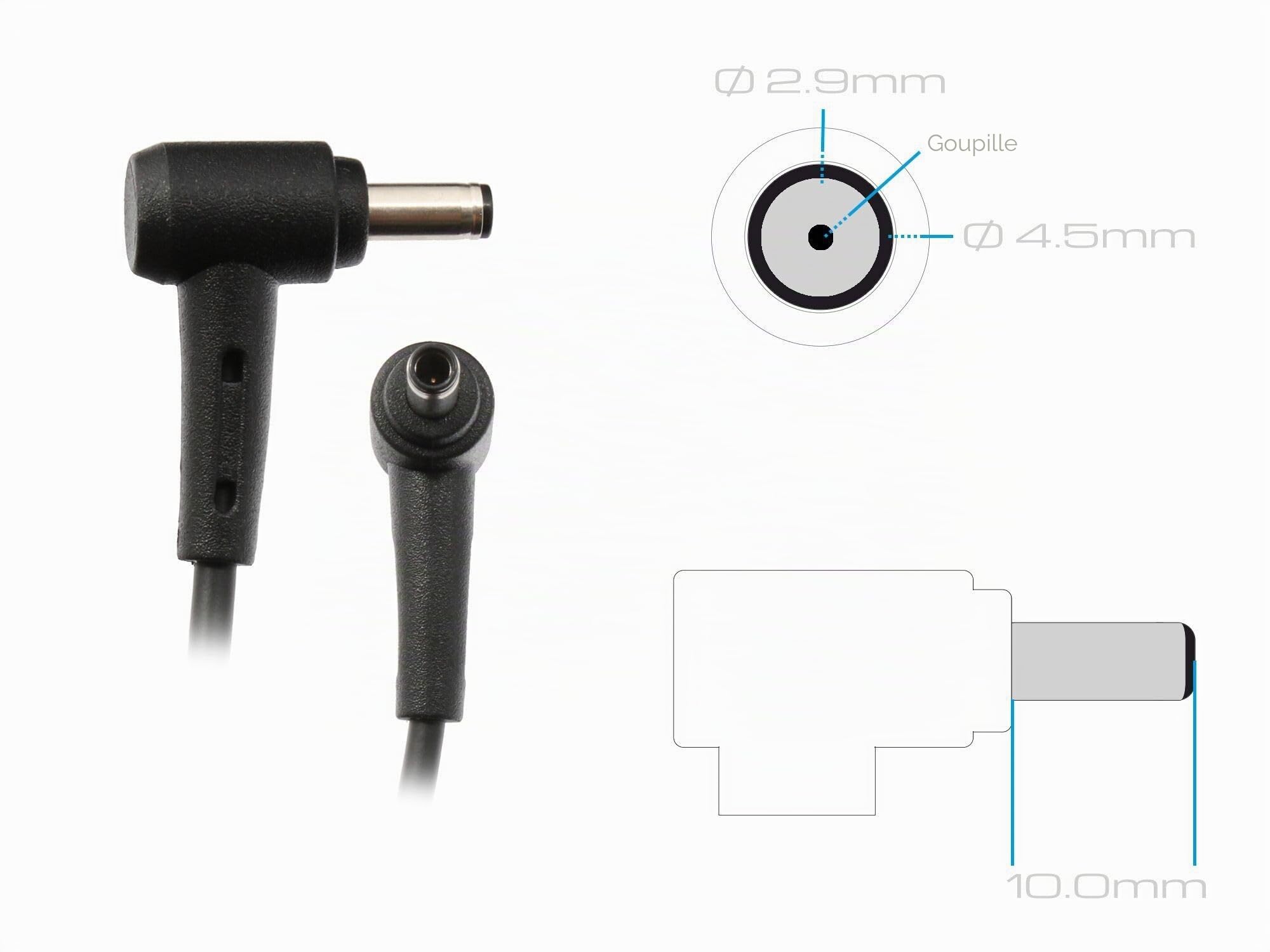 Asus ExpertBook B1 B1500CEAE Original Chargeur 65 Watt Petit