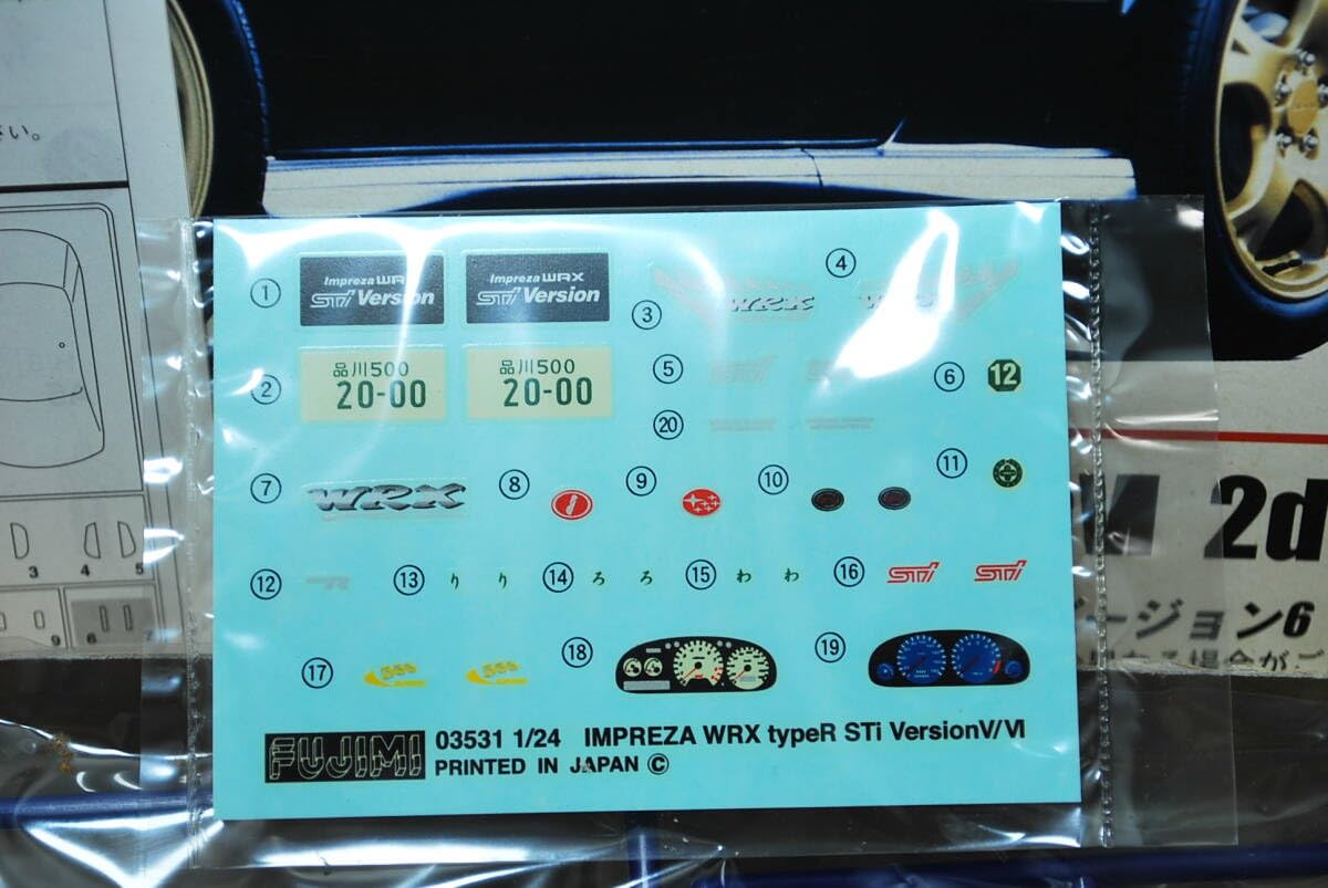 Amazon | フジミ 1/24 インプレッサ WRX type-R STI GC8 バージョン6 2