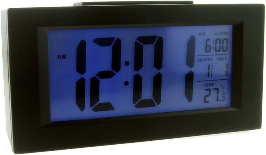 FiMeney Black Digital Big LCD Display Screen Multifunction