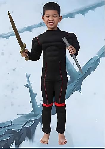 EWEP Kids Ninja Costume for Boys, Ninja Costumes for Boys, Kid Ninja Costume for Boy, Boys Ninja Halloween Costumes for Boys